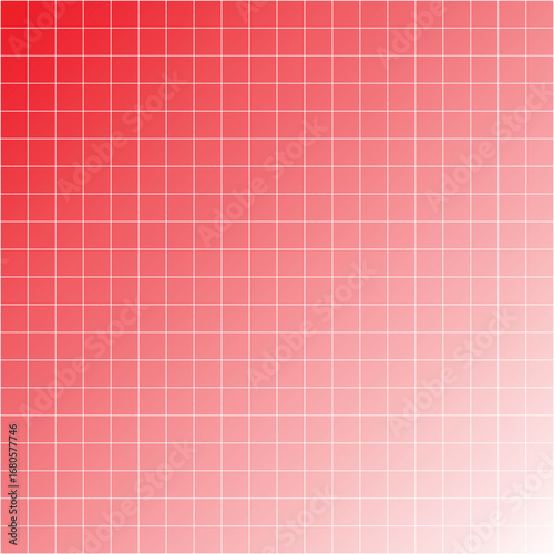 Red,gradient,grid background with square pattern fading from bright red to white modern abstract template design for digital graphics web layouts posters technology and creative visual decoration
