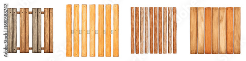 Wallpaper Mural Wooden Fence Paneling: Textures and Styles Torontodigital.ca