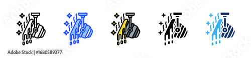 Metal Smelting Icon Collection With Multiple Styles