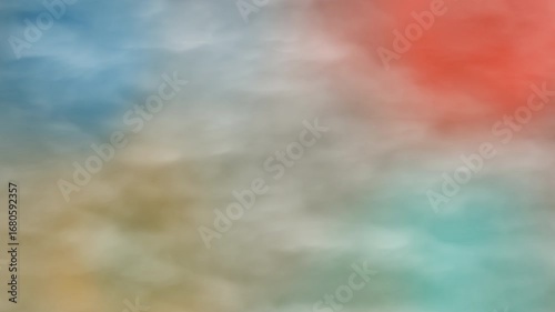 Soft multicolored cloudscape with orange blue and beige hues. Suitable for website backgrounds, printed materials, and social media posts. Perfect for conveying a calming and serene atmosphere to view