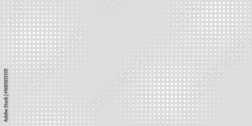 Dot white gray wave light technology texture background. halftone modern  bright patches best seller Vector