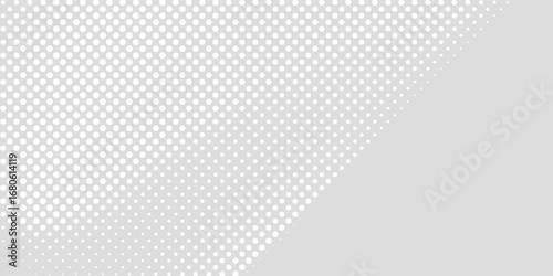 Dot white gray wave light technology texture background. halftone modern  bright patches best seller Vector