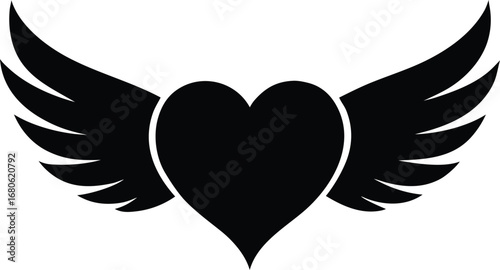 Heart with Wings Icon
