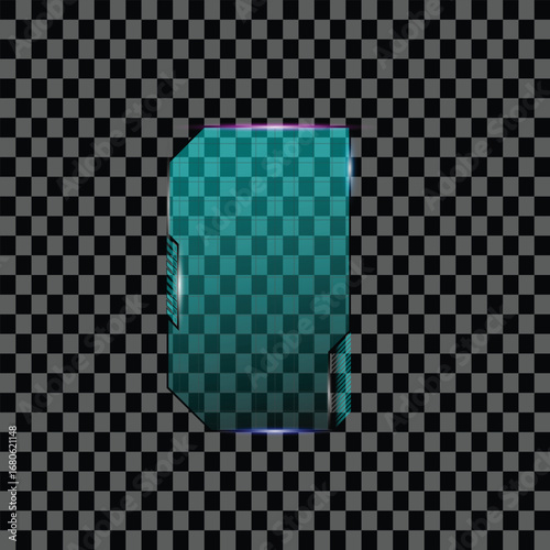 Micro,sd,card icon with glossy futuristic blue design compact digital storage device illustration representing portable memory technology for data transfer electronic gadgets and multimedia systems