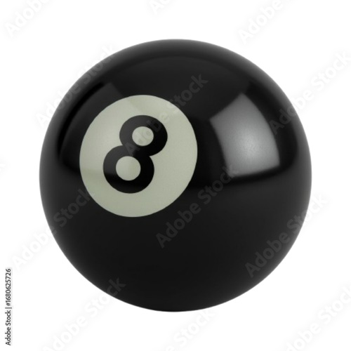Fotografie pool ball number eight