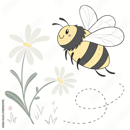 bee and flower