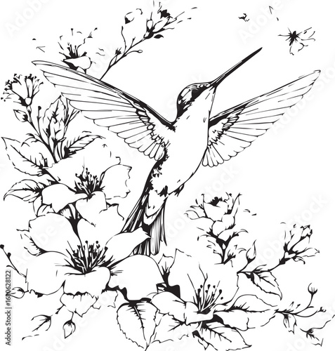 “The Wings That Didn’t Flap, Just Floated” (or) “Hover Between Petals”