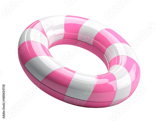 A modern 3D torus shown at a tilted three-quarter angle, segmented into alternating p 862731