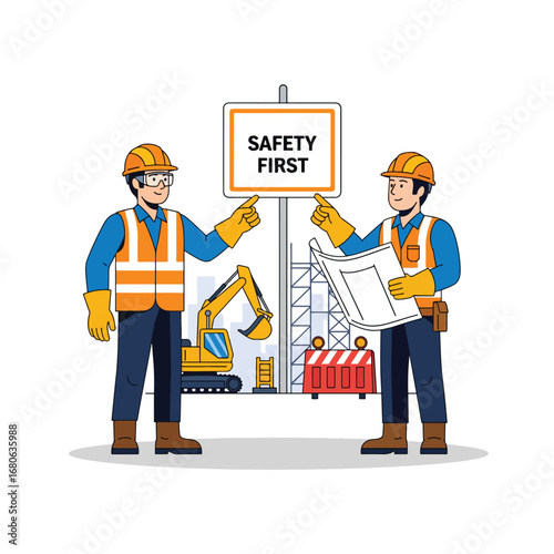 Construction architecture vector illustration