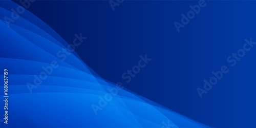 Abstract Blue Wave Design with Smooth Curves and Gradient Layers eps10
