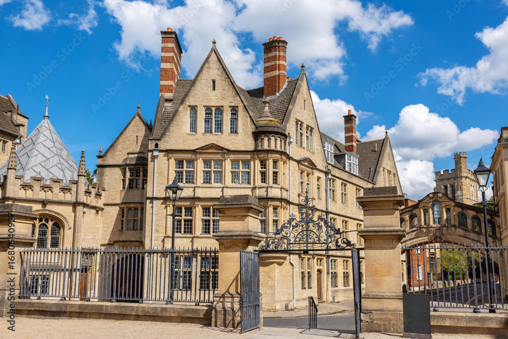 Fototapeta premium Hertford College building. Oxford, England