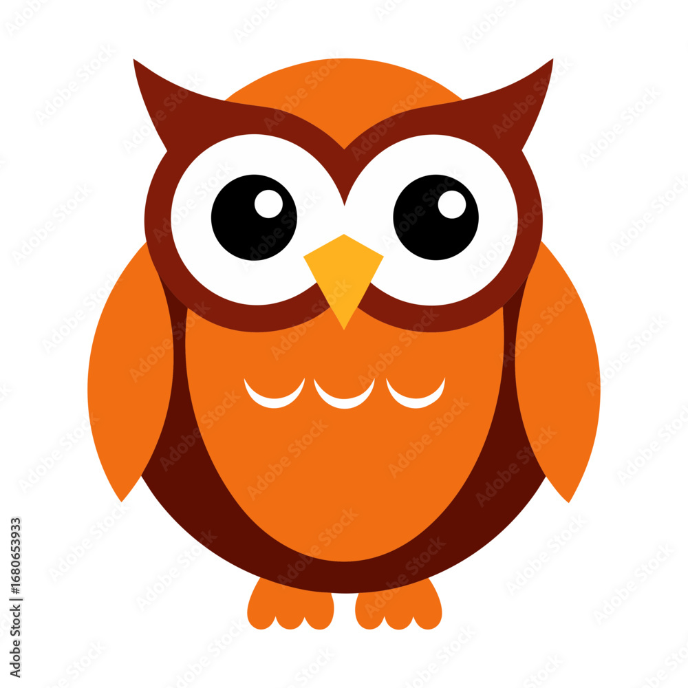 Naklejka premium owl vector illustration