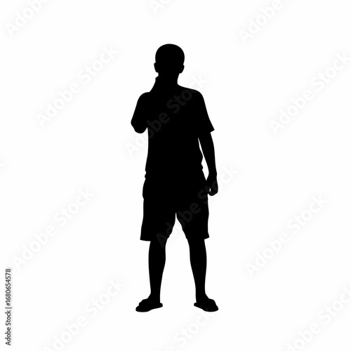 Silhouette of frustrated man realizing need for prompt engineering and modern solutions