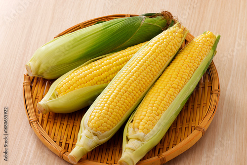 新鮮なとうもろこし　Fresh Sweet Corn