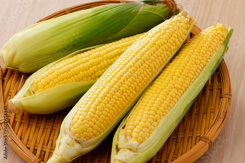 新鮮なとうもろこし　Fresh Sweet Corn