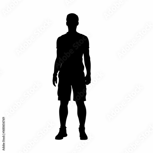 Young man envisions futuristic ai powered city silhouette