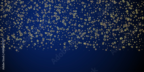 Starry night fairy tale background.
