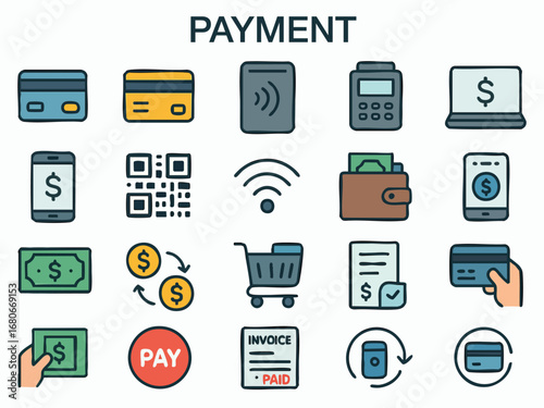 Dollar line editable icon set. Containing money, payment, currency, dollar, price, bank, earning, and more. Editable stroke. Vector illustration