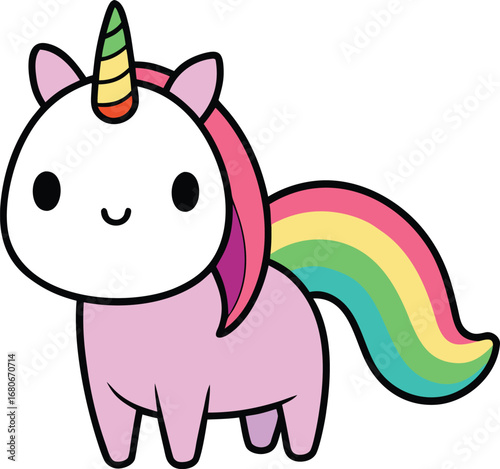 colouring unicorn rainbow 