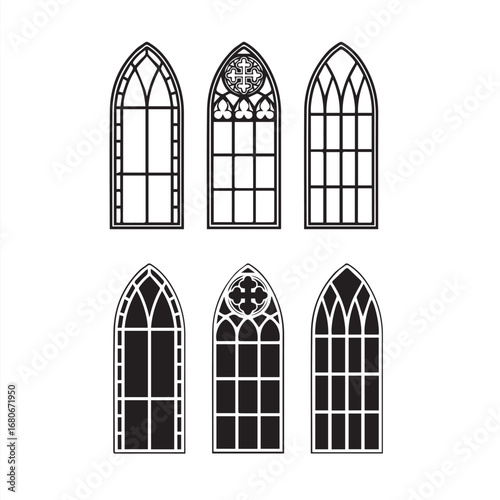 set of windows