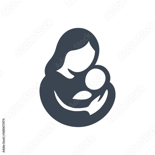 Mother And Child Icon