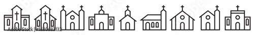  church and abbey icon