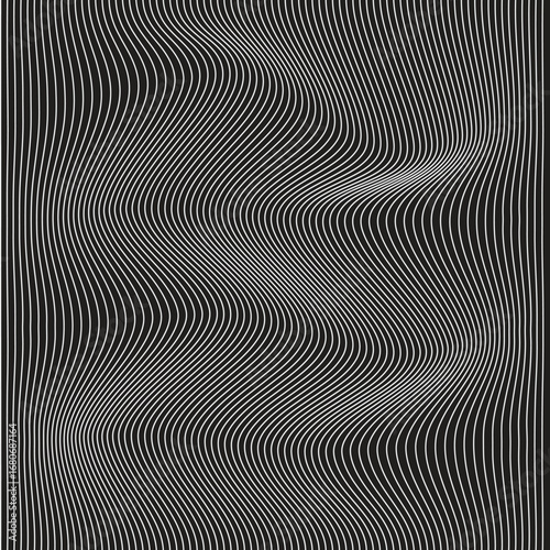 Wallpaper Mural Wave Stripe Background - simple texture for your design. Distro vector. Torontodigital.ca