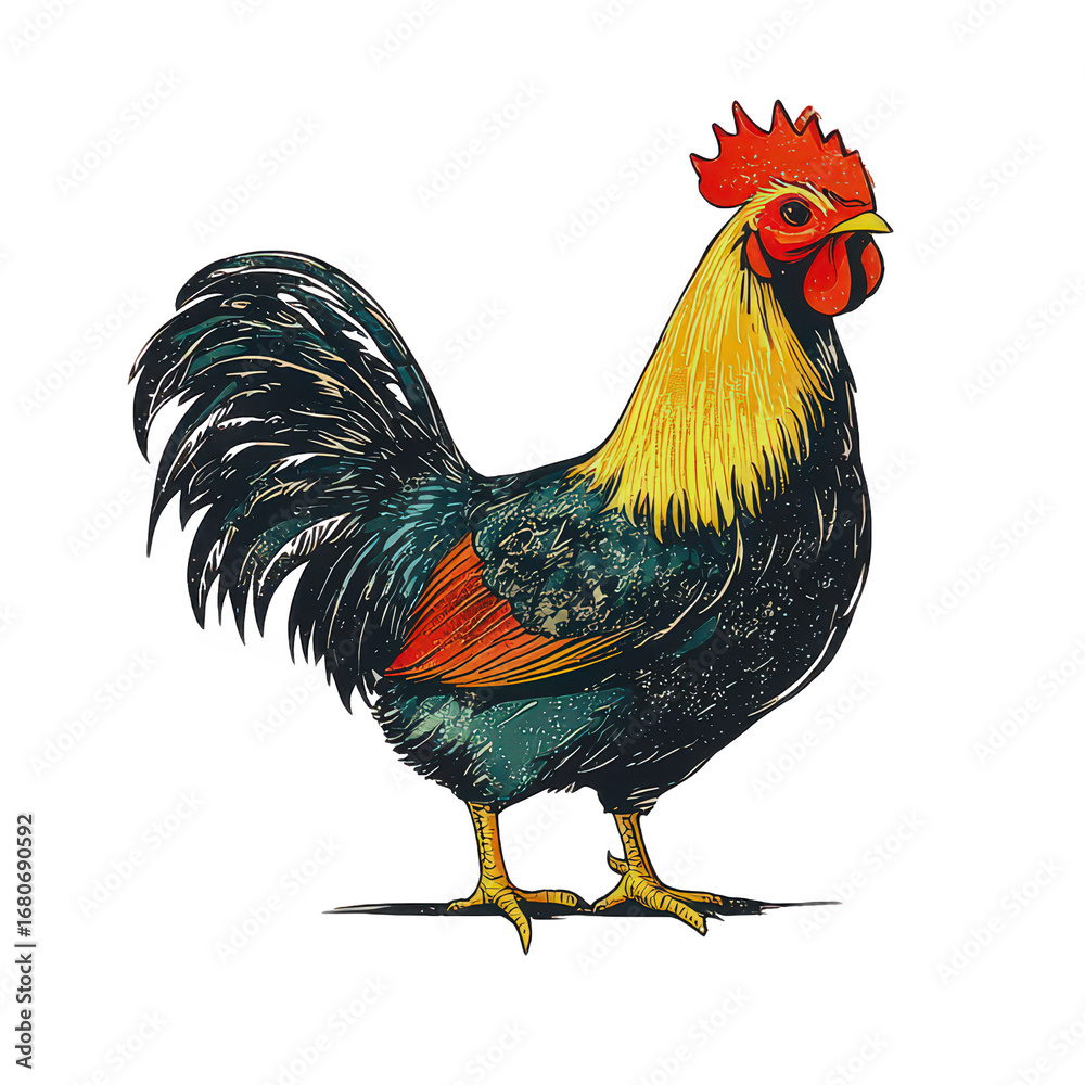 Fototapeta premium badge emblem for The Bantam