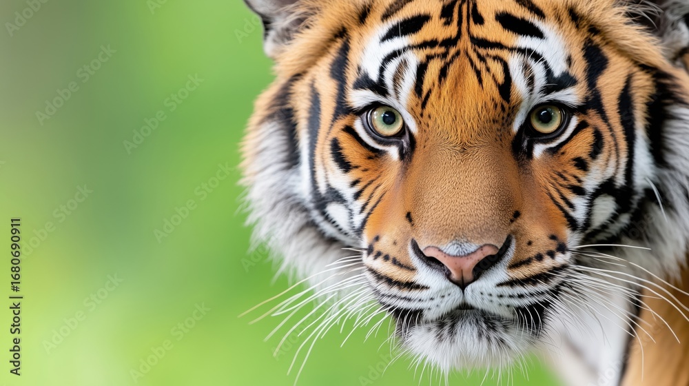 Fototapeta premium Tiger facing the camera