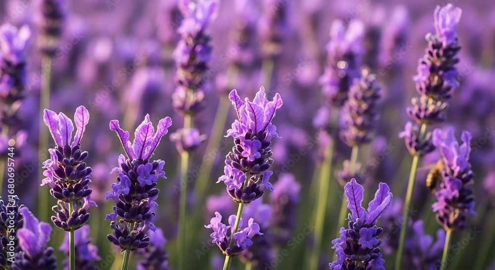 Obraz premium Lavender Flowers Close Up.