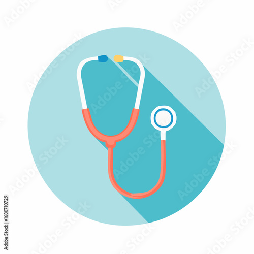 A doctor's stethoscope is a vital medical tool used for listening to the heart and diagnosing illness