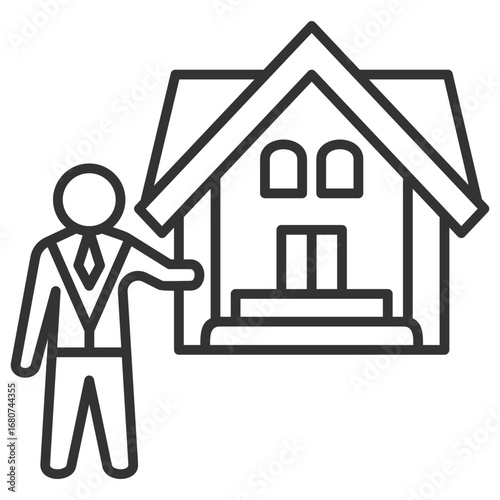 Landlord Outline Icon