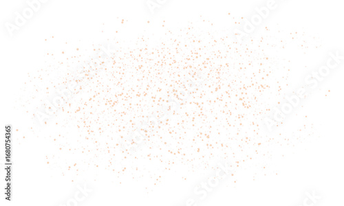 Cloud of fireflies or glowing particles isolated on transparent background