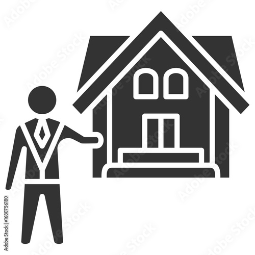 Landlord Glyph Icon