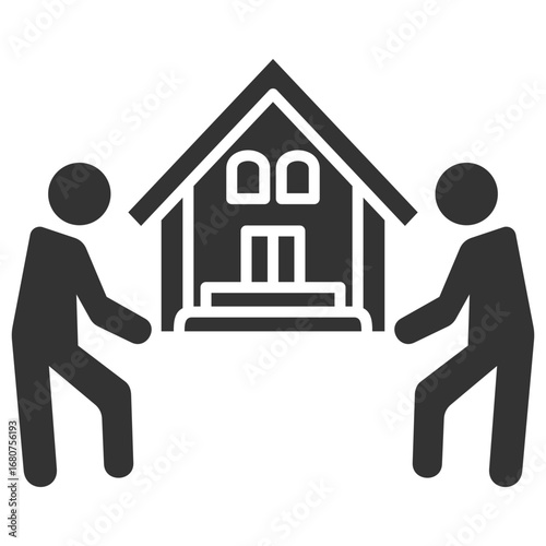 Moving Glyph Icon