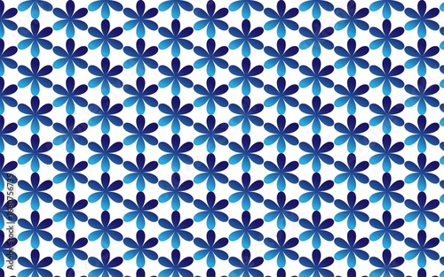 dark and light blue dark and light color cream background beautiful flower seamless pattern 