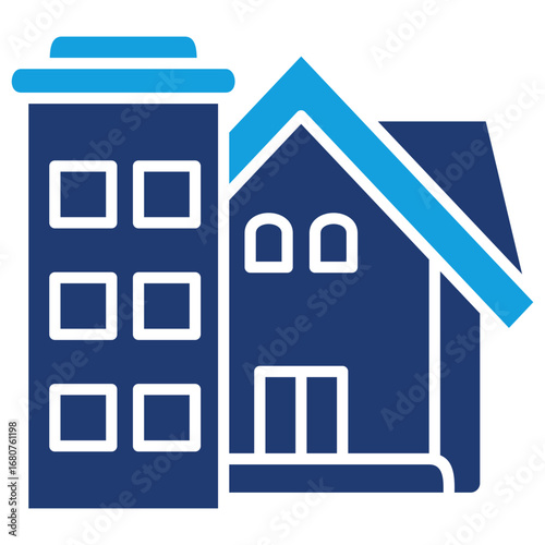 Property Flat Blue Icon