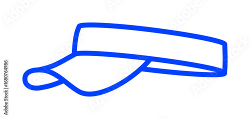 VisorVector linear icon illustration.