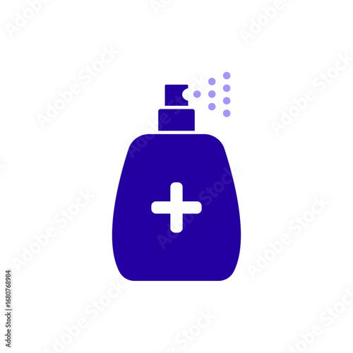 Icon a antiseptic, isolated against a clean background.