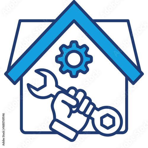 Repair Blue Icon