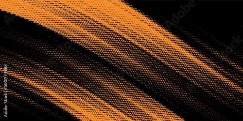 orange black brush Car sticker wrap pattern banner abstract sporty lines black orange color combination grunge brush modern pattern racing motorsport vector design, Eps 10.