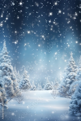 festive winter christmas background