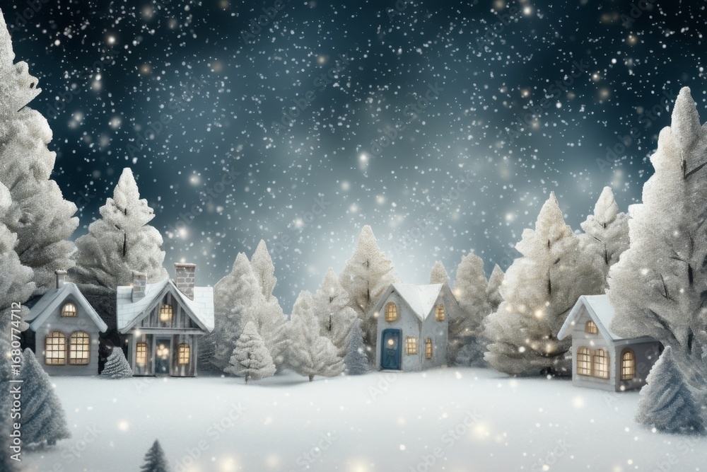 Fototapeta premium festive winter christmas background