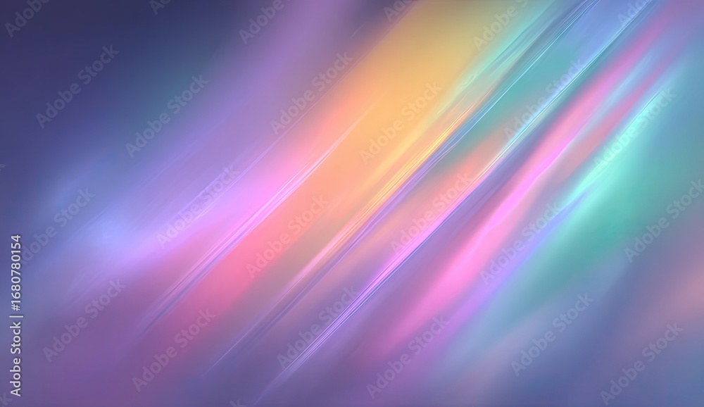 Obraz premium Pastel Light Streaks
