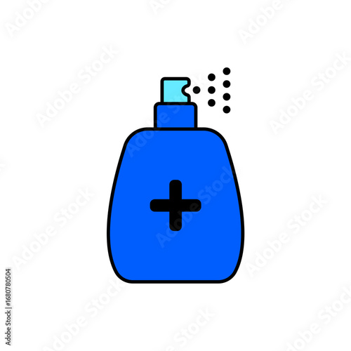 Icon a antiseptic, isolated against a clean background.