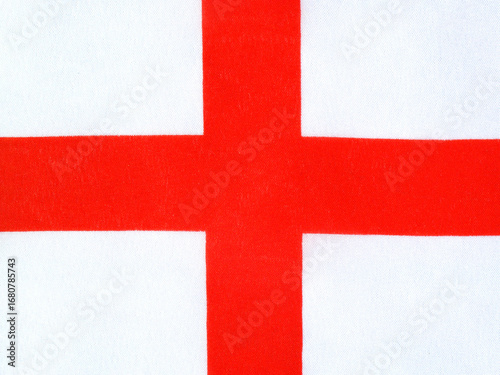 St Georges Cross the English national flag of England in the UK, patriotism stock photo 