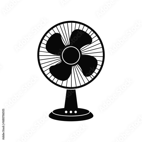 Electric Fan Silhouette