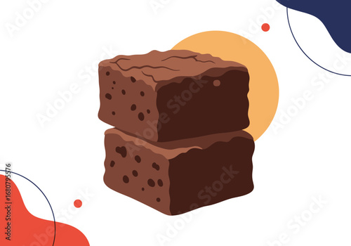 Indulge in Rich Fudgy Chocolate Squares A Delicious Baked Treat Perfect for Any Occasion