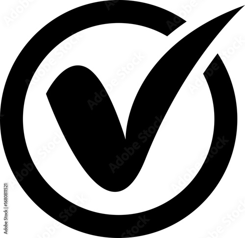 Checkmark checklist icon transparent background.