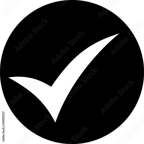 Checkmark checklist icon transparent background.